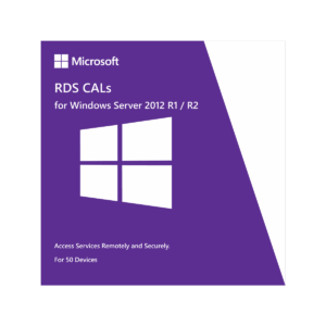 RDS CALs for Windows Server 2012 R1 / R2 [50 Devices]