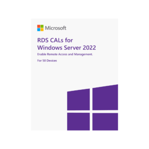 RDS CALs for Windows Server 2022 [50 Devices]