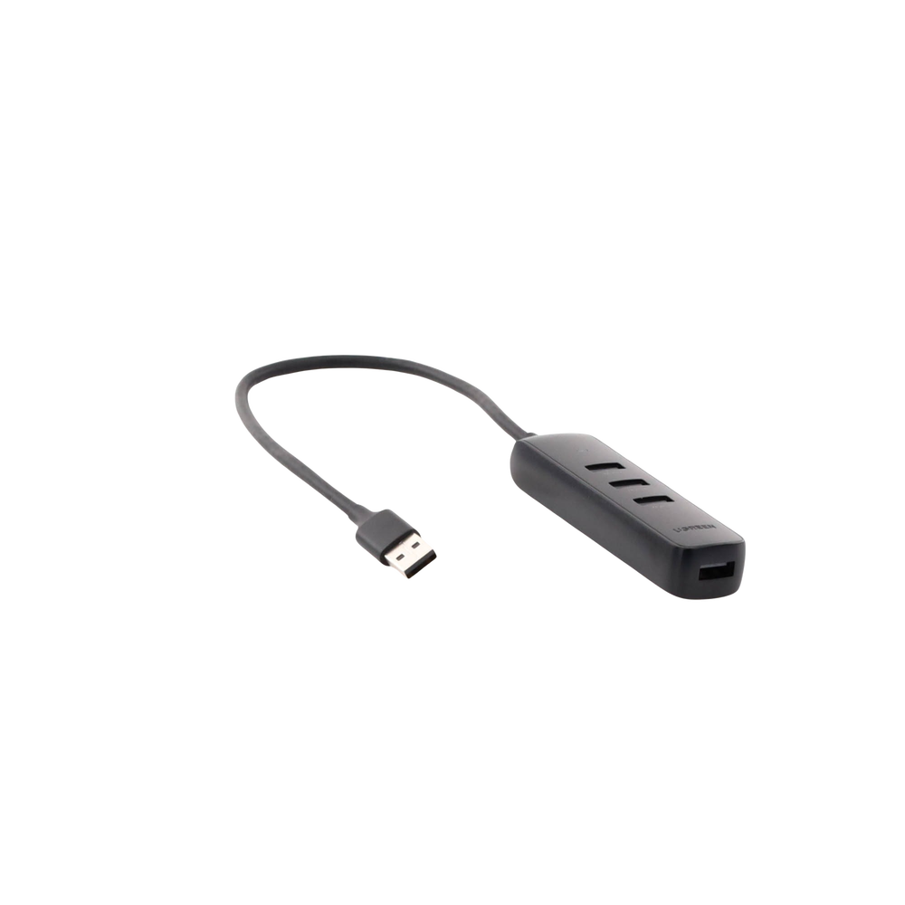 HUB USB-A 3.0 4 en 1 | 4 Puertos USB-A 3.0 (5Gbps) | Cable de 25 cm | Indicador Led | Ideal para Transferencia de Datos | Entrada USB-C para alimentar equipos de mayor consumo como discos duros | Color Negro. - Imagen 3
