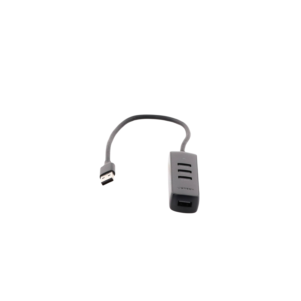HUB USB-A 3.0 4 en 1 | 4 Puertos USB-A 3.0 (5Gbps) | Cable de 25 cm | Indicador Led | Ideal para Transferencia de Datos | Entrada USB-C para alimentar equipos de mayor consumo como discos duros | Color Negro. - Imagen 4
