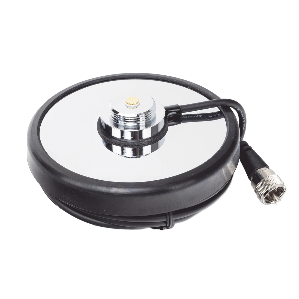 Montaje magnetico para antenas de 3/4" (Nmo), 5 m de cable RG-58A/U, conector UHF (PL-259) macho, diámetro de 5" - Imagen 3