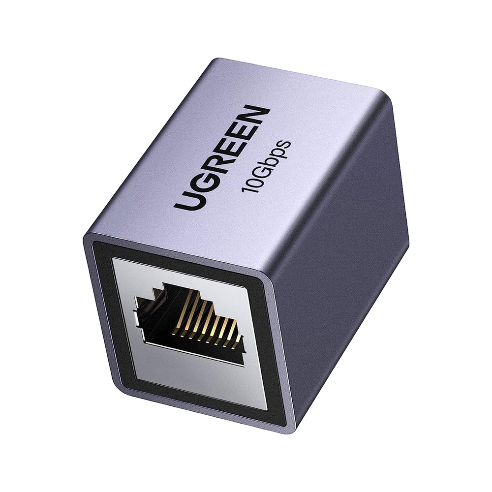 Acoplador STP (Extensor de Cable Ethernet RJ45) | 10Gbps | Blindado | Compatibilidad con Cat8 Cat7 Cat6 Cat5e | Hasta 100 Metros (328.08 Pies) | Aleación de Aluminio