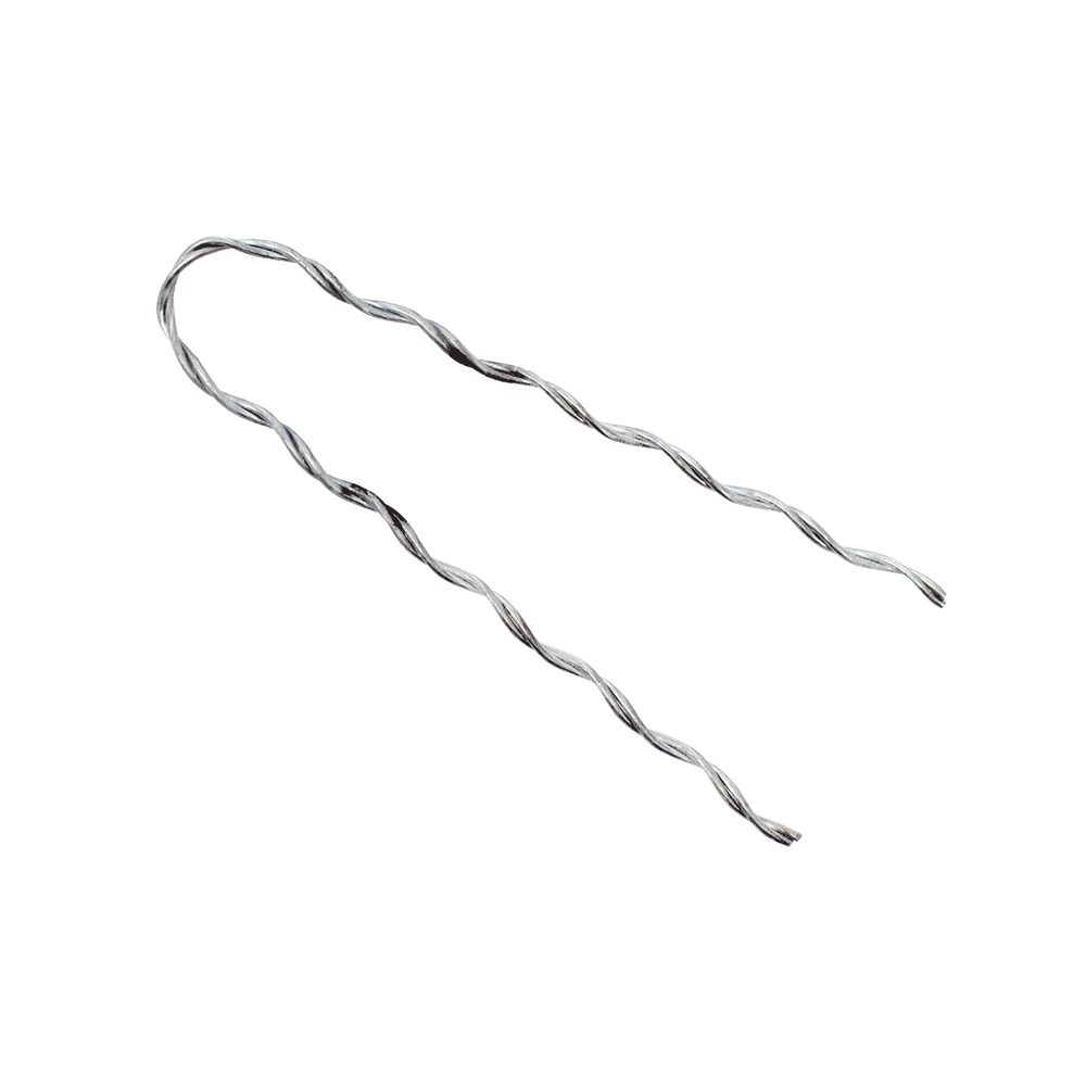 Remate Preformado para Fibra Óptica Mini Figura 8, Span 80 m, para mensajero de acero con diámetro &Phi; 1.6  mm - 1/16"