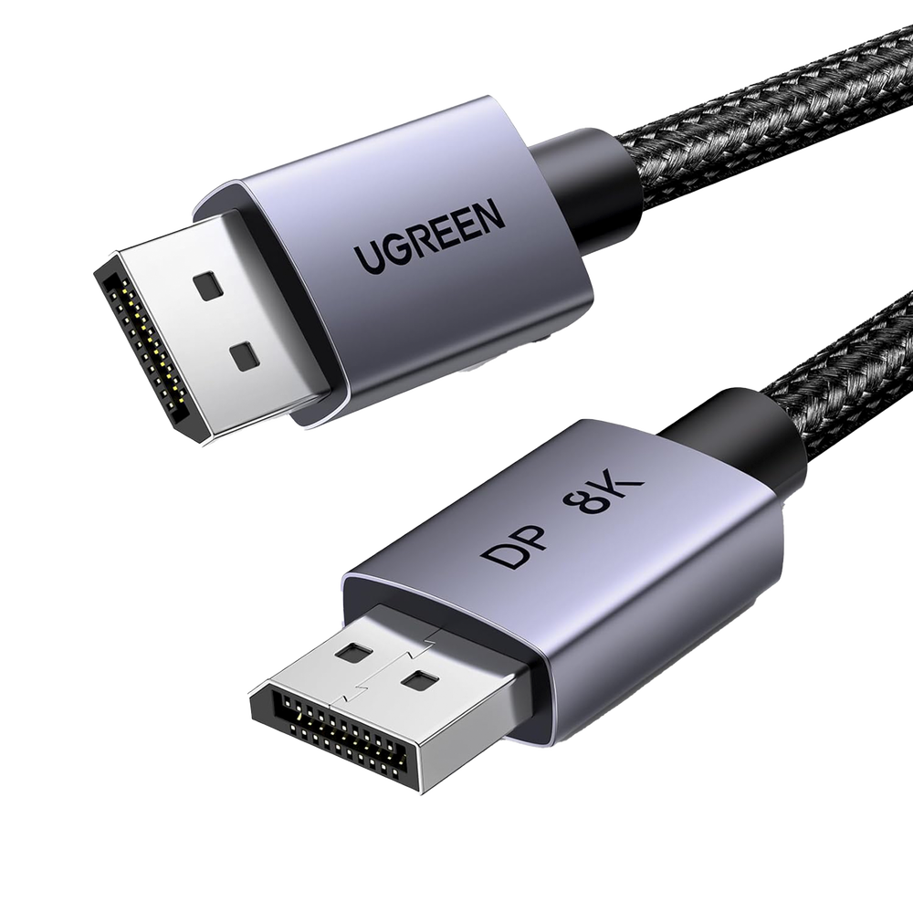 Cable DisplayPort 1.4 | 3 Metros (9.84 Pies) | Resolución 8K@60Hz | Blindaje Interno Múltiple | 3D/HDR+/HDCP | 32.4 Gbps | FreeSync G-Sync | Certificado VESA | Núcleo de Cobre Estañado | Malla de Nylon | Carcasa de Aluminio