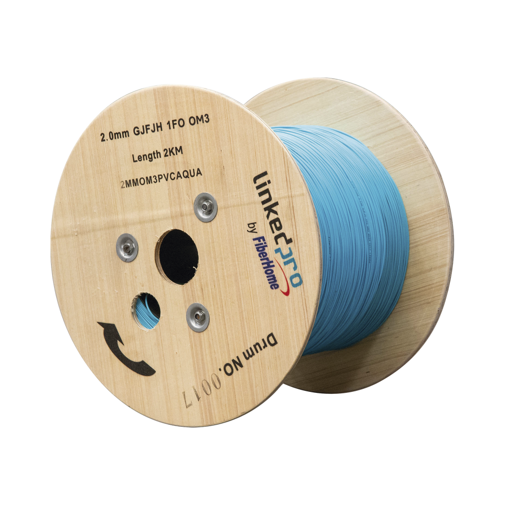 Fibra Óptica Multimodo OM4, 2 mm, Simplex, Tight Buffer (900 micras), Precio Por Metro, (Hasta 2000 Metros en un Solo Tramo de Cable) - Imagen 3