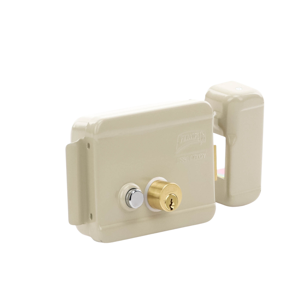 Cerradura Eléctrica / Incluye Llave / Derecha/ Con Botón integrado /Exterior - Imagen 7