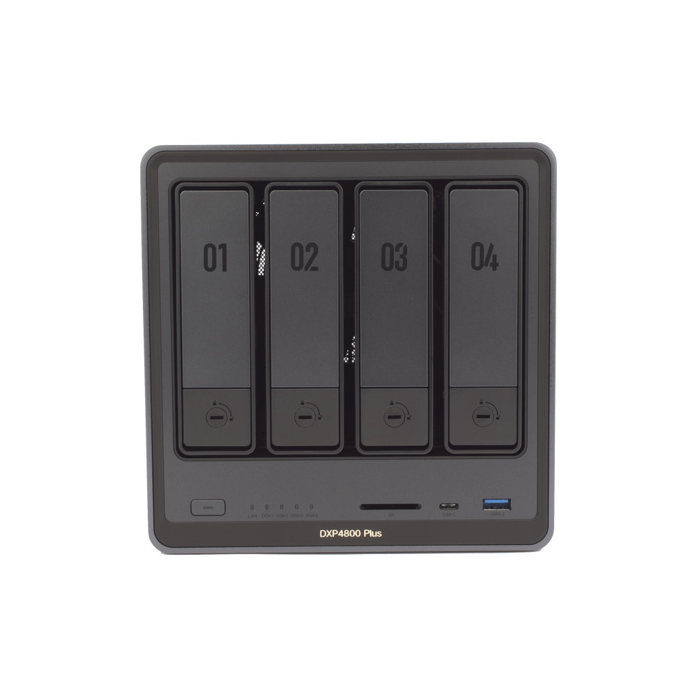 NAS UGREEN NASync DXP4800 Plus / Procesador Intel Pentium Gold 8505 5 Núcleos / 4 Bahías SATA + 2 M.2 NVMe PCIe 4.0 / 8GB DDR5 Expandible a 64GB / 10GbE + 2.5GbE / USB 3.2 Gen 2 Tipo C / HDMI 4K / Sistema Almacenamiento Conectado Red - Imagen 3