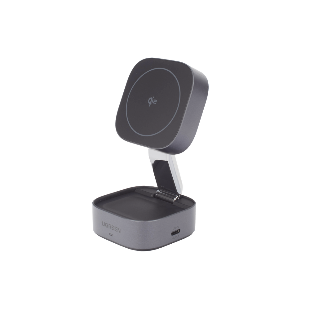 Cargador Inalámbrico 2 en 1 25W / Tecnología Magnética Qi 2 / 15W para Teléfono + 5W para Auriculares / Puerto USB-C 5W / Protecciones Múltiples / Cable USB-C Incluido - Imagen 5