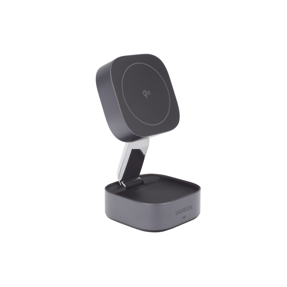 Cargador Inalámbrico 2 en 1 25W / Tecnología Magnética Qi 2 / 15W para Teléfono + 5W para Auriculares / Puerto USB-C 5W / Protecciones Múltiples / Cable USB-C Incluido - Imagen 6