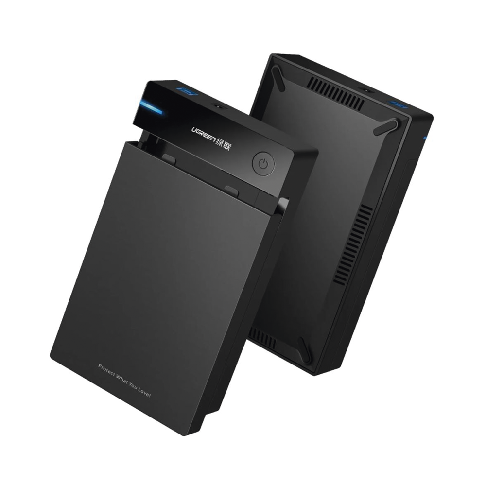 Carcasa de Disco Duro para 3.5" y 2.5" (Enclosure) | Con Cable USB 3.0 | Para HDD 3.5" / SSD 2.5" | SATA I/II/III | UASP | Hasta 16 TB | Compatible con Windows, Linux, Mac OS | No Requiere Controlador | Cable 1m | Incluye Adaptador d - Imagen 4
