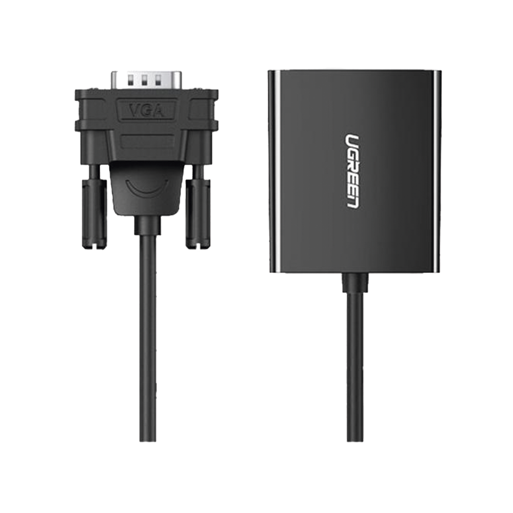 VGA Macho / Salida: HDMI Hembra / Resolución de 1080P@60Hz / Puerto Estéreo de 3.5 mm / Plug and Play, Sin Controlador / Longitud del Cable 15 cm (5.91 Pulgadas). / Incluye Cable de Alimentación USB / Incluye Cable de Audio de 3.5mm.