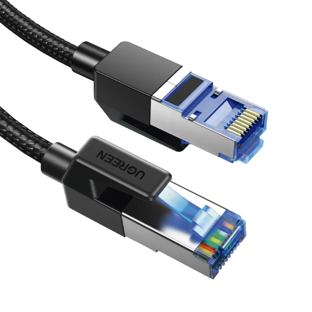 Cable Ethernet Cat8 CLASS F/FTP Redondo con Malla de Nylon 2 Metros (6.56 Pies) - Imagen 3