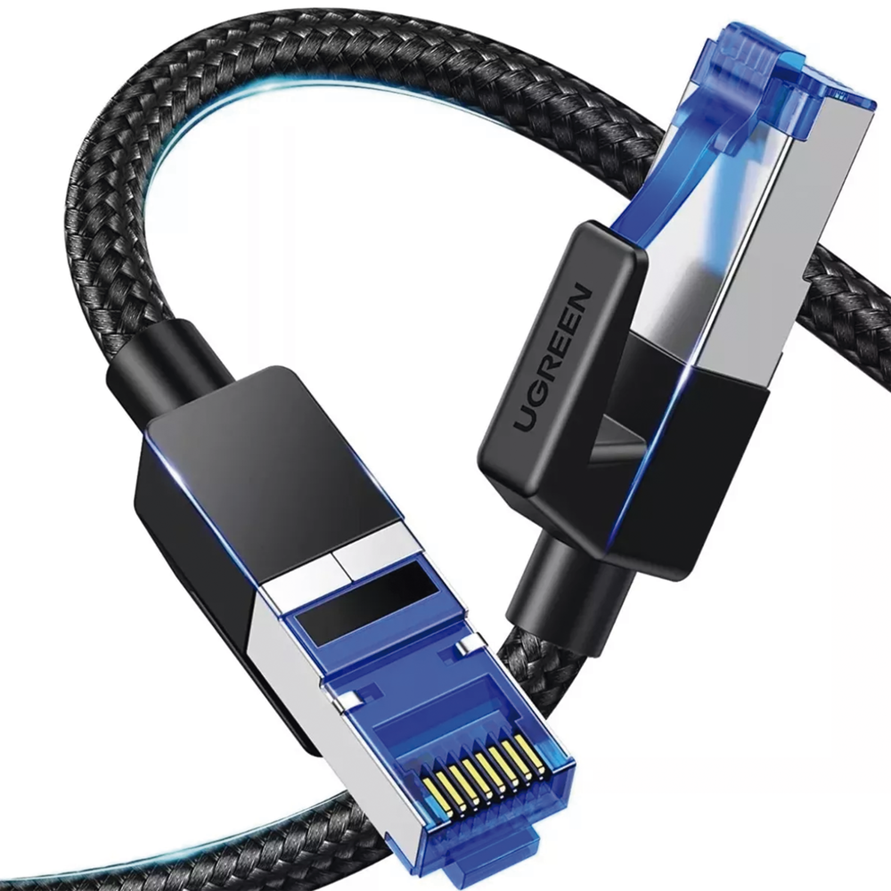 Cable Ethernet Cat8 Class F/FTP Redondo con Malla de Nylon 5 Metros (16.40 Pies) - Imagen 4