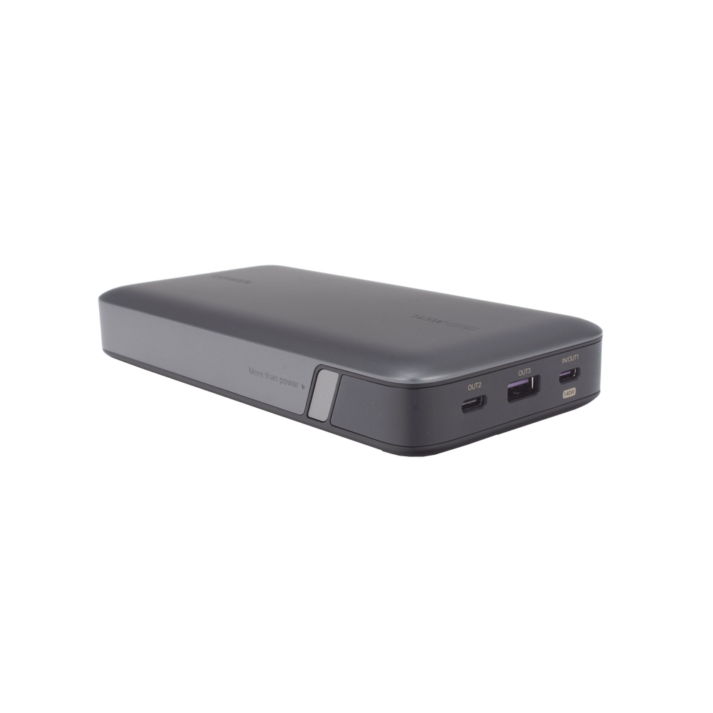 Power Bank de 25000mAh | 3 Salidas 145W Max. | USB-A + 2 USB-C | PD 3.0, QC3.0 | FCP | SCP | Pantalla Inteligente | Carcasa Ignifuga | Color Gris | Incluye Cable USB de 50cm | Carga tu Laptop de Manera Segura. - Imagen 5