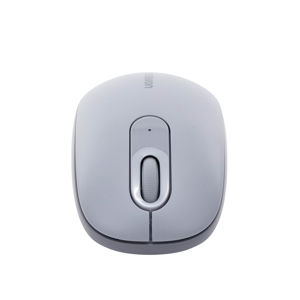 Mouse Inalámbrico 2.4G 800/1200/1600/2400 DPI | Función de 3 botones | Alcance 10m | Silencioso | Ergonómico | Anti-caída y Anti-interferencias | Batería Alcalina AA incluida | Color Grey. - Imagen 5