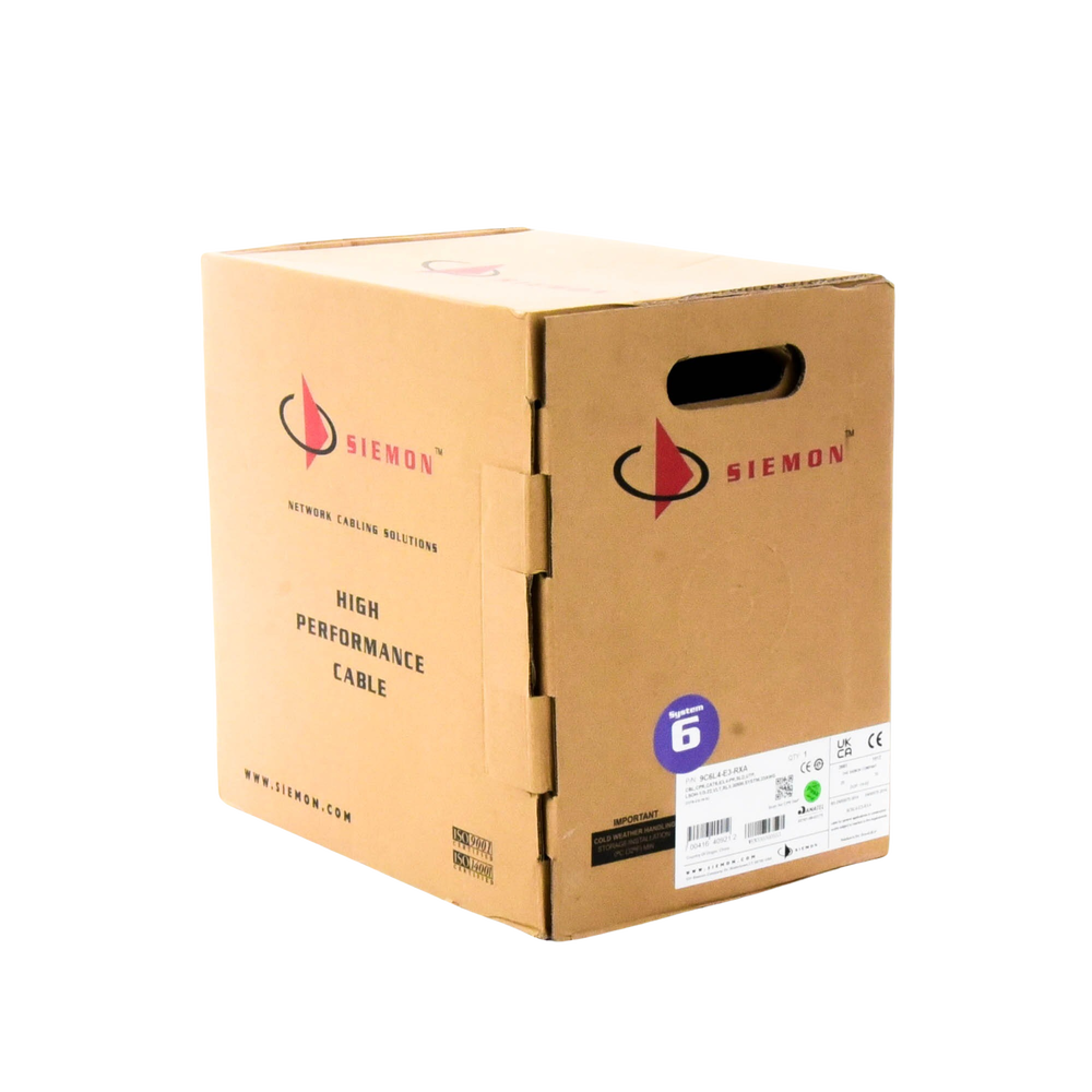 Bobina de Cable UTP Reelex, de 4 Pares, Alto Desempeño Cat6, LS0H (Bajo Humo, Cero Halógenos), Color Violeta, 23 AWG, 305 Metros (1000 Pies) - Imagen 5