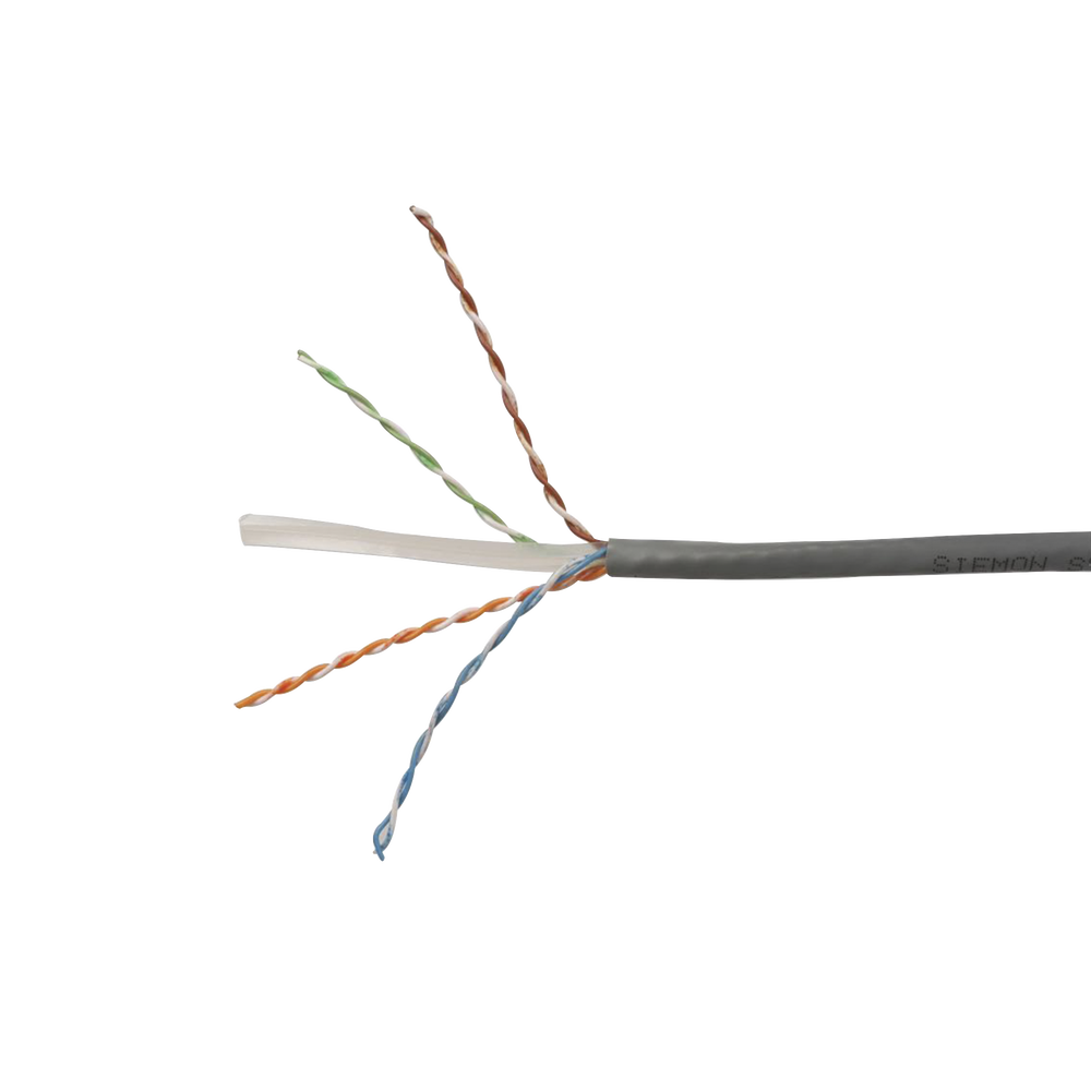 Bobina de Cable UTP Reelex, de 4 Pares, Desempeño Cat6, PVC (CM), Color Gris, 24 AWG, 305 Metros (1000 Pies) - Imagen 3