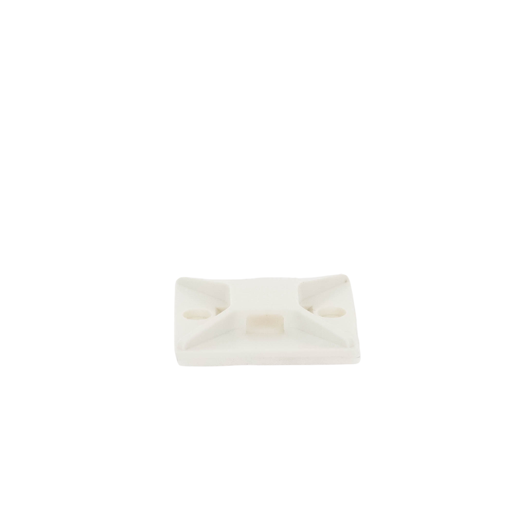 Montaje-Sujetador Para Cable de 4 Vías, con Adhesivo, 25.4 x 25.4mm (1in x 1in), Color Blanco, Uso en Interior, 1 pieza - Imagen 3