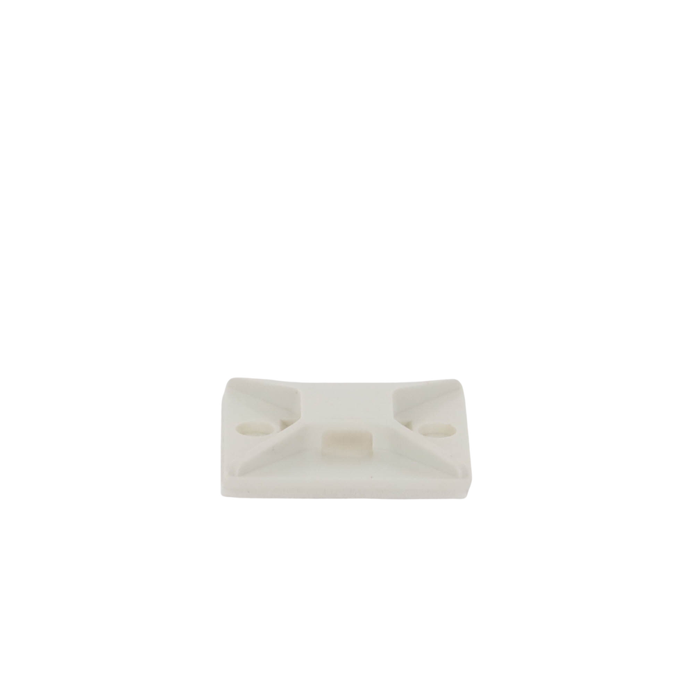 Montaje-Sujetador Para Cable de 4 Vías, con Adhesivo, 25.4 x 25.4mm (1in x 1in), Color Blanco, Uso en Interior, 1 pieza - Imagen 6