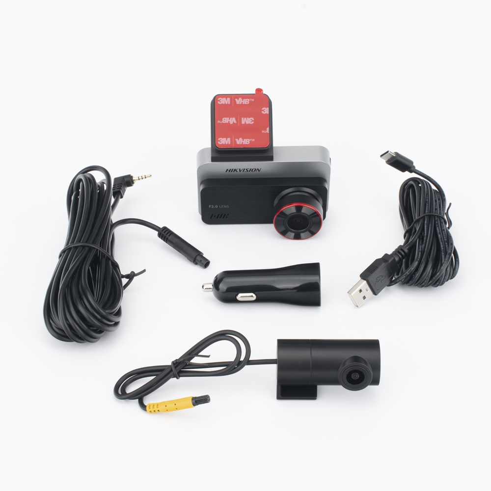 Dashcam de Doble Lente Hikvision AE-DC2328-C200S(2CH) / 2 Megapixel (1080p) Frontal e Interior / Gran Angular 128° / H.265 / Pantalla IPS 3" / WiFi / G-Sensor / Micro SD 256GB - Imagen 7