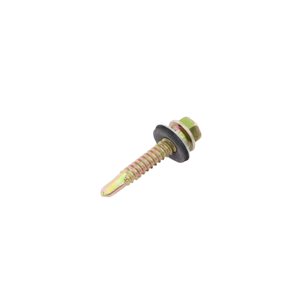 Tornillo Punta Broca Sello Montado 6.5 X 38 mm (1/4" X 1 1/2") Caj. C/100pz. - Imagen 2