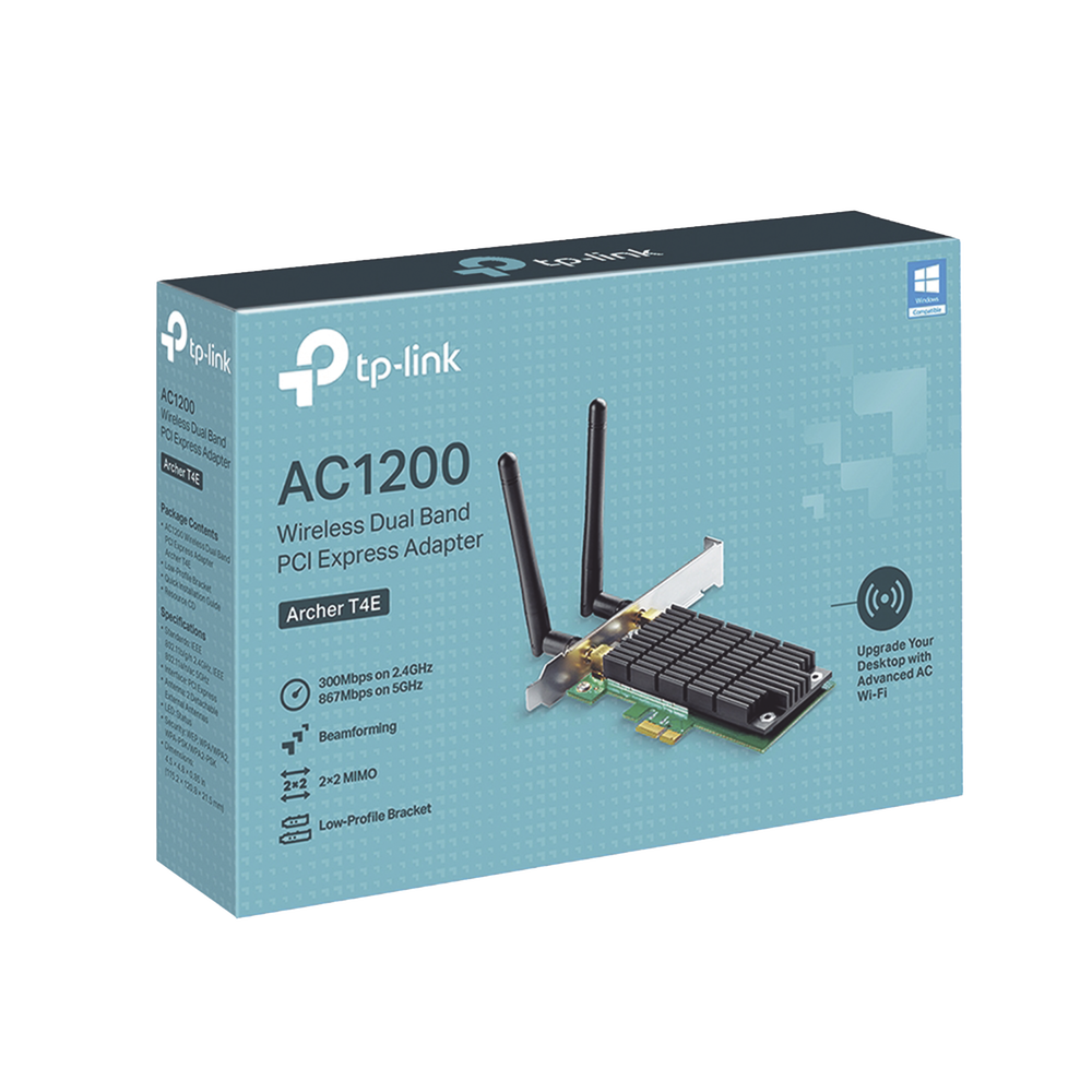 Adaptador PCI inalámbrico doble banda AC 1200 Mbps / Antena de alta ganancia / Tecnología MU-MUMO 2X2 / Soporte de perfil bajo y Altura completa - Imagen 3