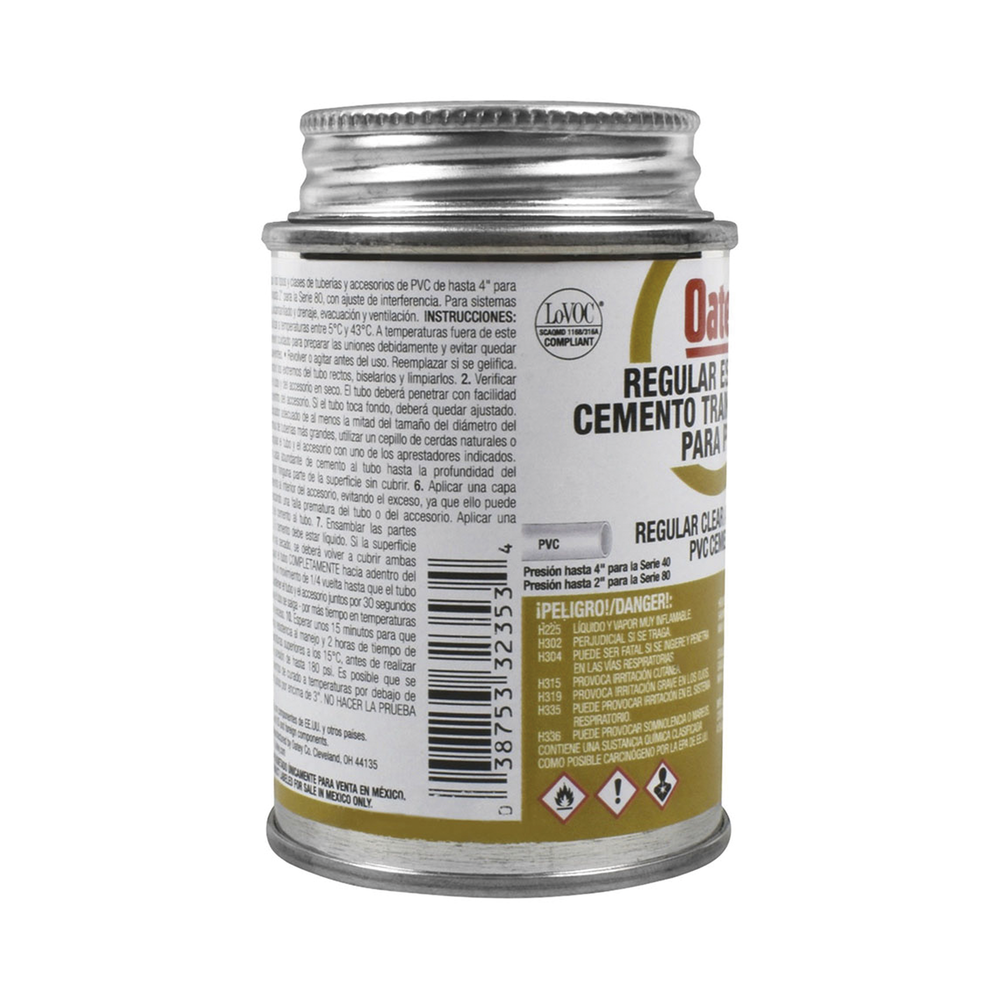 Cemento Claro de 118 ml para Tubo Conduit PVC Pesado. - Imagen 3