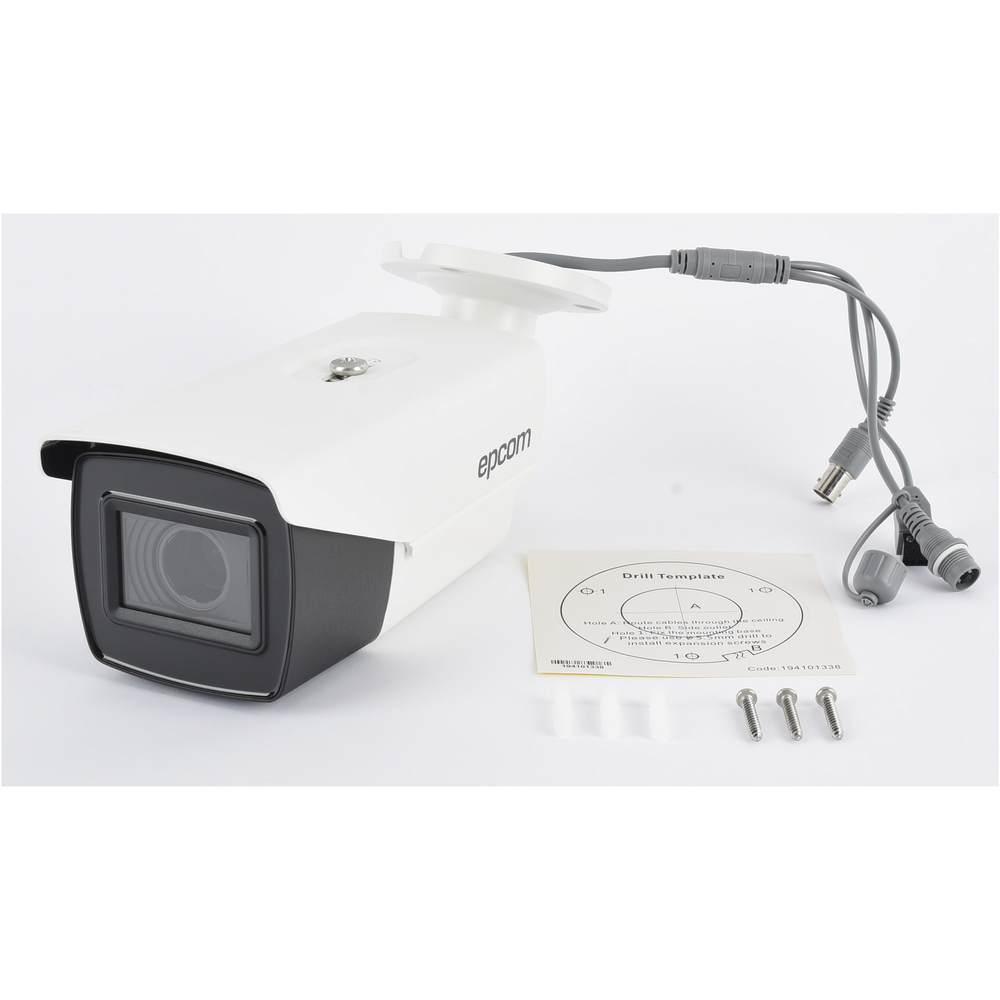 Bullet TURBOHD 4K (8Megapixeles) / Lente Mot. 2.7 a 13.5 mm / Potente IR EXIR de 80 mts / Exterior IP67 / 12 Vcc - 24 VCA / dWDR - Imagen 6