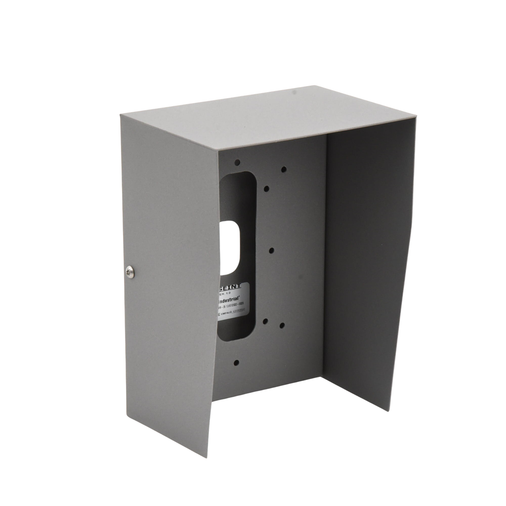 Cubierta Industrial para montaje de Porteros IP Fanvil y Grandstream, pintura electrostática color gris. - Imagen 3
