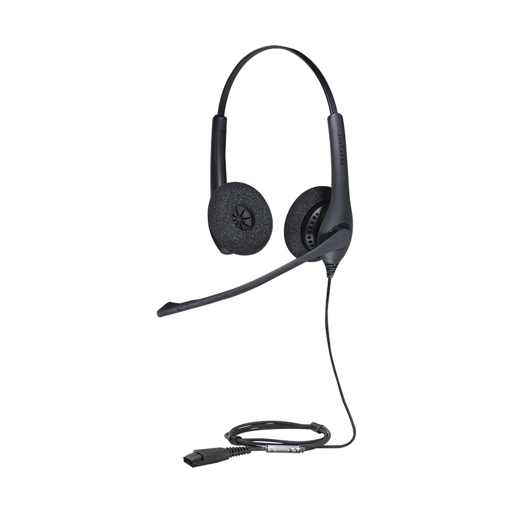 Diadema / Auricular Jabra Biz 1500 Duo / QD / Cancelación de Ruido / Contact Center (1519-0157)