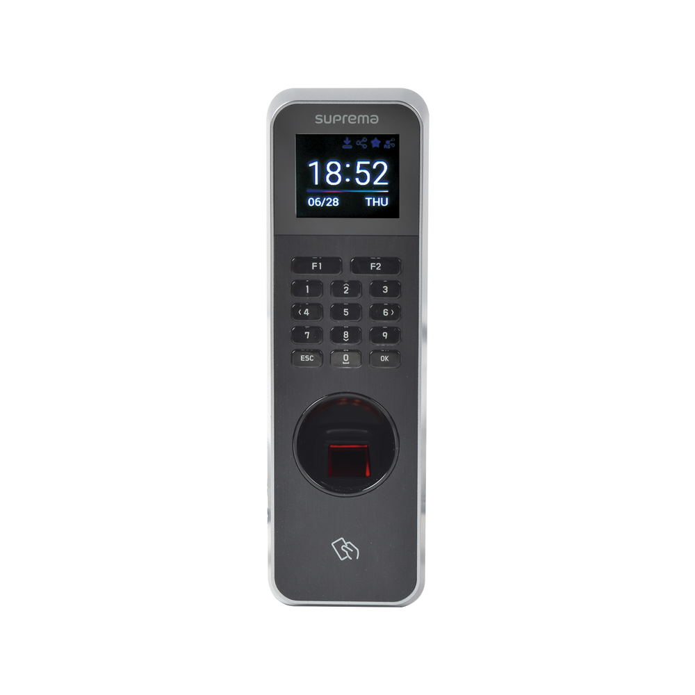 Lector de Huella IP67 Con Teclado y Lector de Tarjetas RFIDNFC y (125kHz EM, HID Prox &13.56Mhz MIFARE, MIFARE Plus, DESFire/EV1, FeliCa, iCLASS SE/SR),NFC y BLUETOOTH, Uso para Control de Acceso y Asistencia