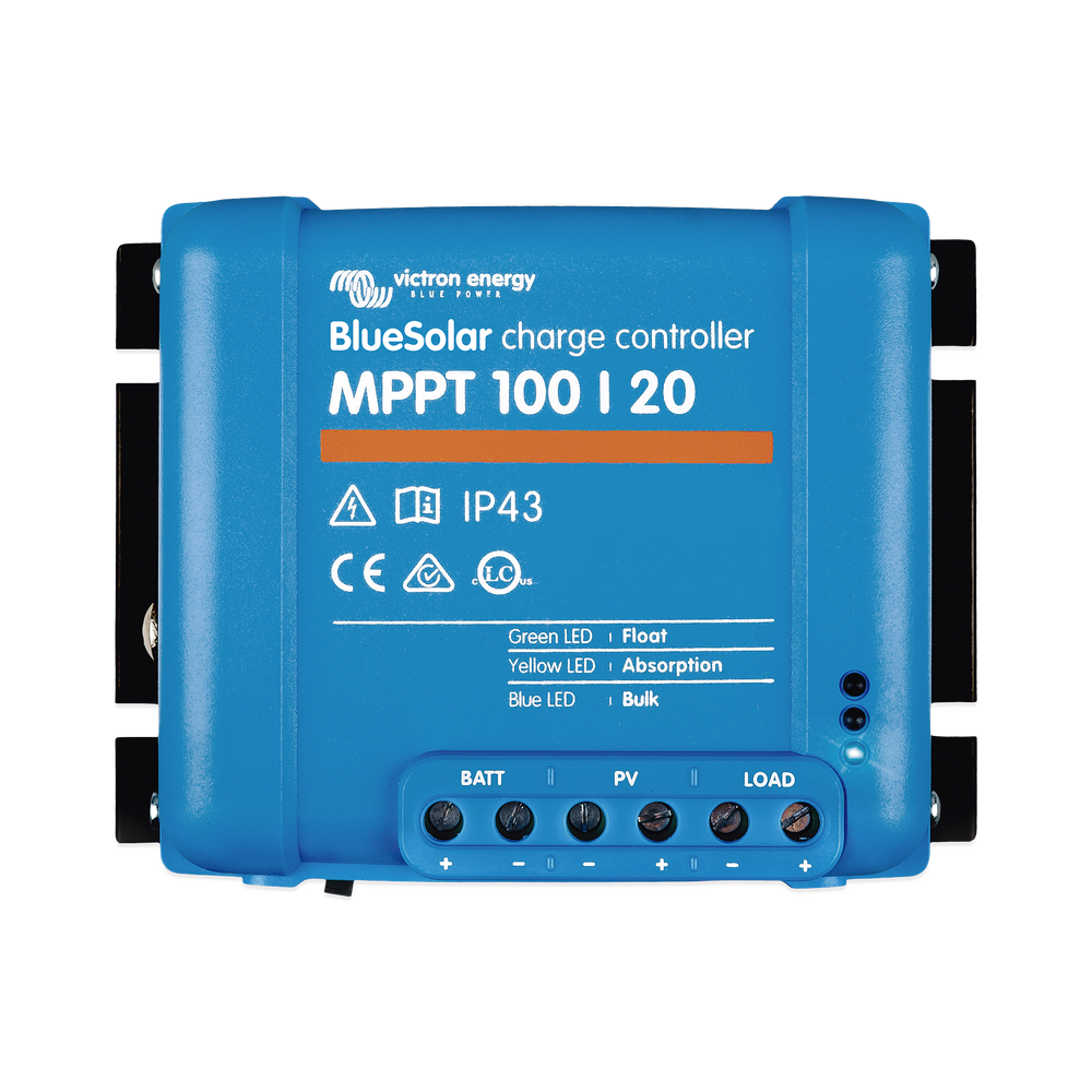 BlueSolar MPPT 100/20. Controlador Solar MPPT 20A, Voltaje Selección Automática: 12/24/48 Vcc.
