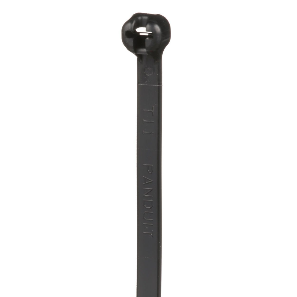 Cincho de Nylon 6.6 Dome-Top®, Con Lengüeta de Bloqueo de Acero Inoxidable, 203 mm largo x 4.7mm ancho, Color Negro, Exterior Resistente a Rayos UV, Paquete de 1000pz - Imagen 3