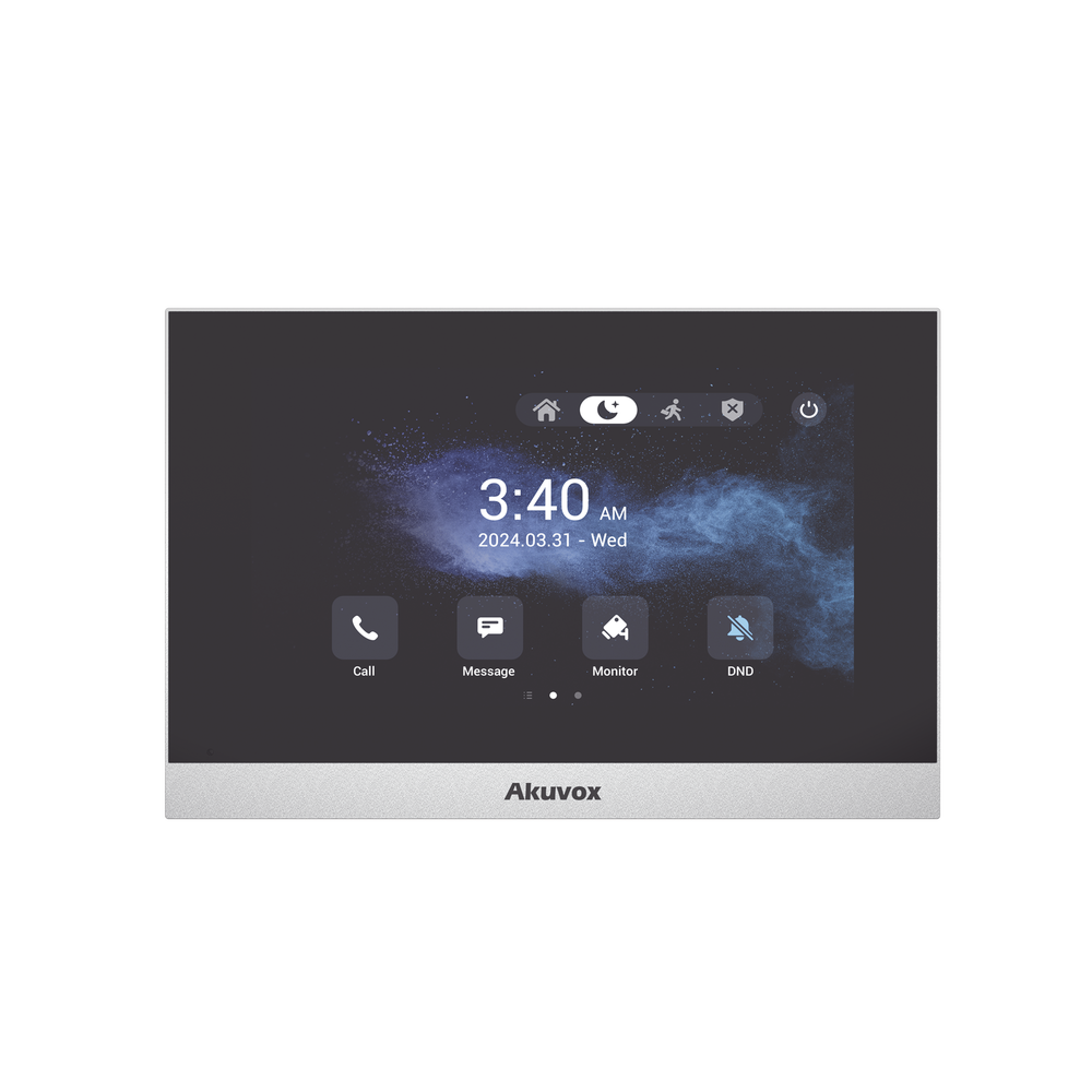 Monitor ANDROID / Soporta APP Android / Pantalla Touch Screen LCD 7" / WiFi / Punto WIFI / Bluetooth / PoE / SIP / 8 Entradas de Alarma / 1 Salida de Relé / Comunicación con App de Familiares / Administración 100 % en la Nube - Imagen 3