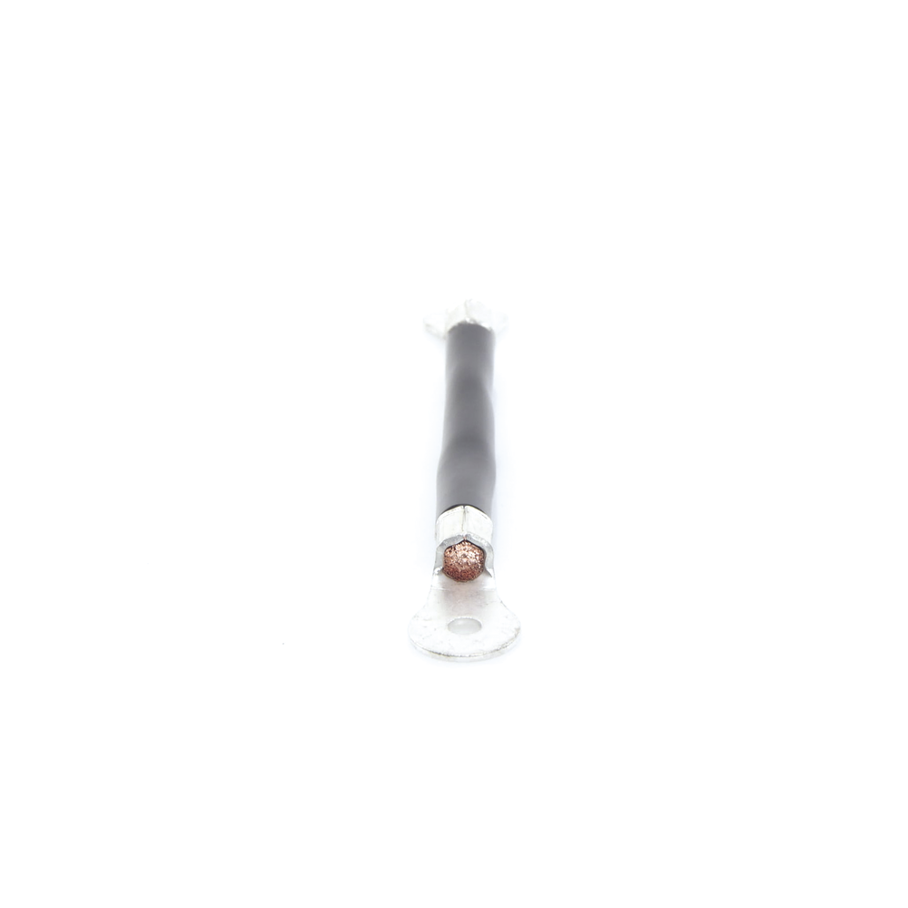 Cable para Baterías, 0.2m, Negro, Calibre 2 AWG con Terminales de Ojo en Ambos Extremos - Imagen 4