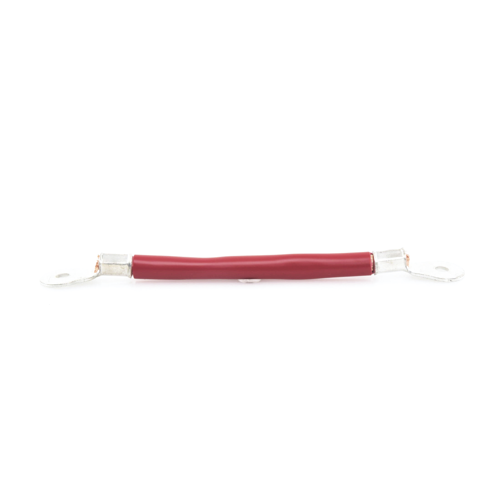 Cable para Baterías, 0.2 m, rojo, Calibre 2 AWG con Terminales de Ojo en Ambos Extremos - Imagen 3
