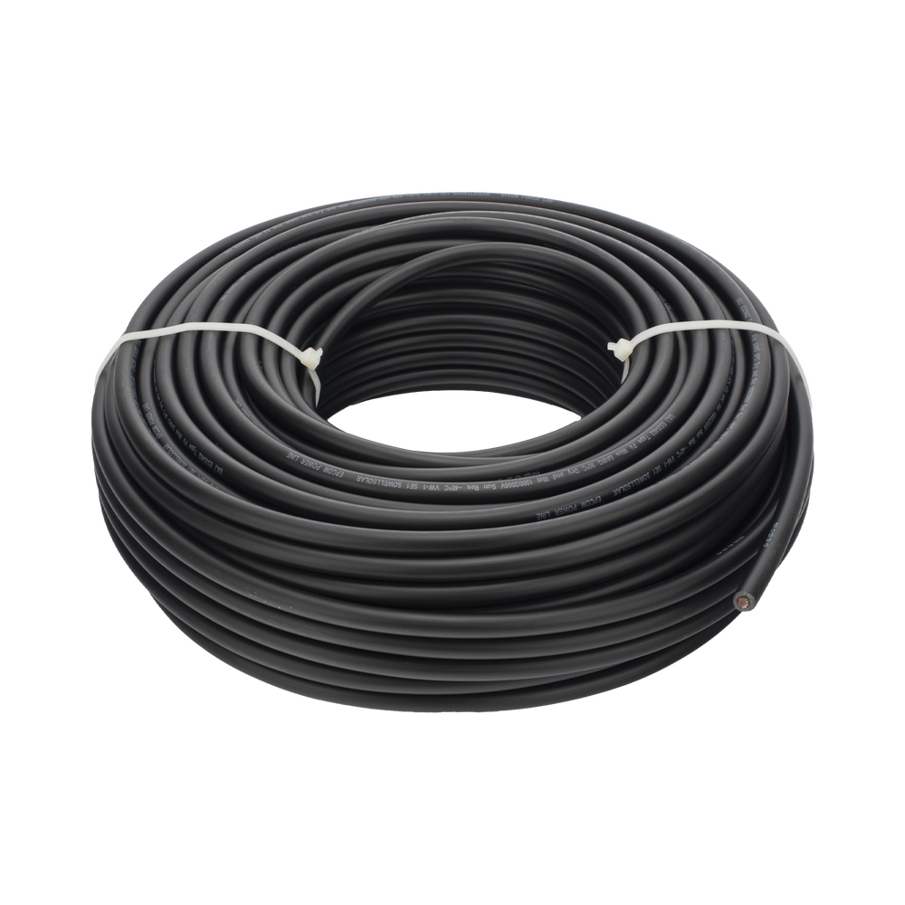 Cable Fotovoltaico Negro / Cobre Estañado / 4 mm² (12 AWG) / 2000V / Rollo de 25 m / / UL 4703 y TUV - Imagen 3