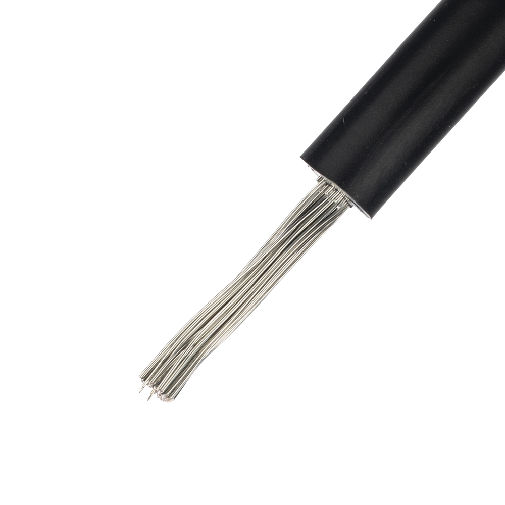 Cable Fotovoltaico Negro / Cobre Estañado / 4 mm² (12 AWG) / 2000V / Rollo de 25 m / / UL 4703 y TUV - Imagen 5