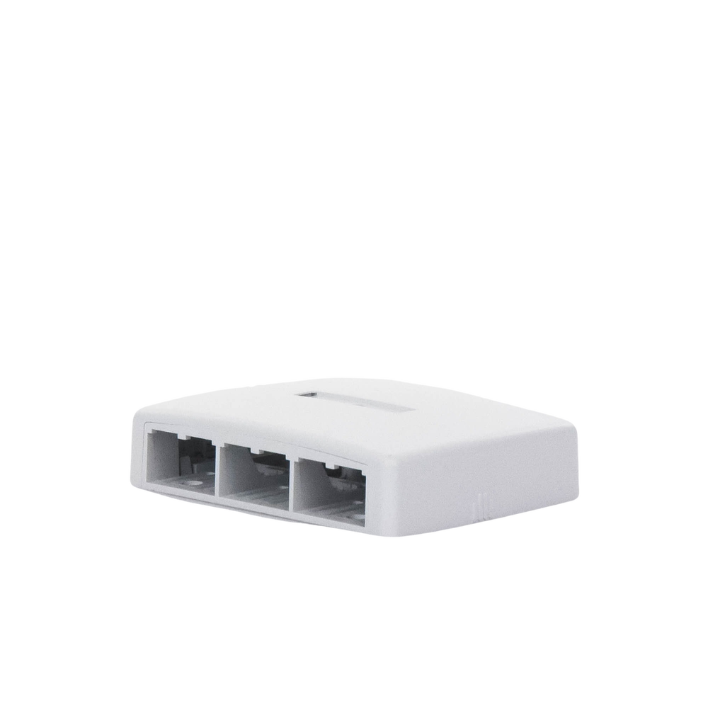 Caja de Montaje en Superficie, Para 6 Módulos Mini-Com, Color Blanco - Imagen 2