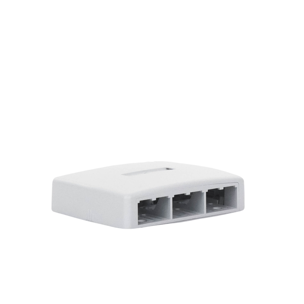 Caja de Montaje en Superficie, Para 6 Módulos Mini-Com, Color Blanco - Imagen 4