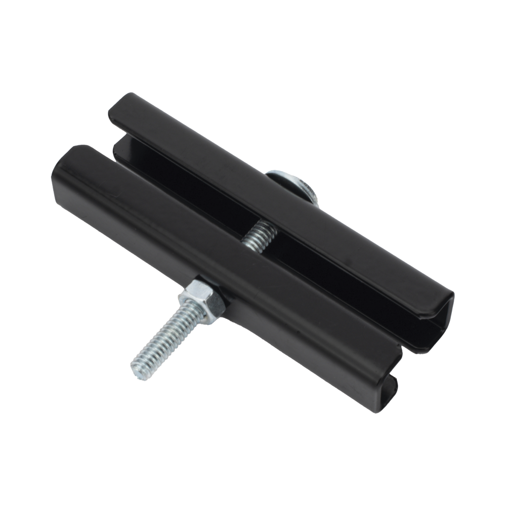 Coples para Escalera Tubular de 1.5" de Peralte y 12" de Ancho, Acabado con Pintura Epóxica Color Negro, Ideales para la Unión de Tramos de Escalera Tubular, Se Requieren 2 Coples por Cada Unión - Imagen 3