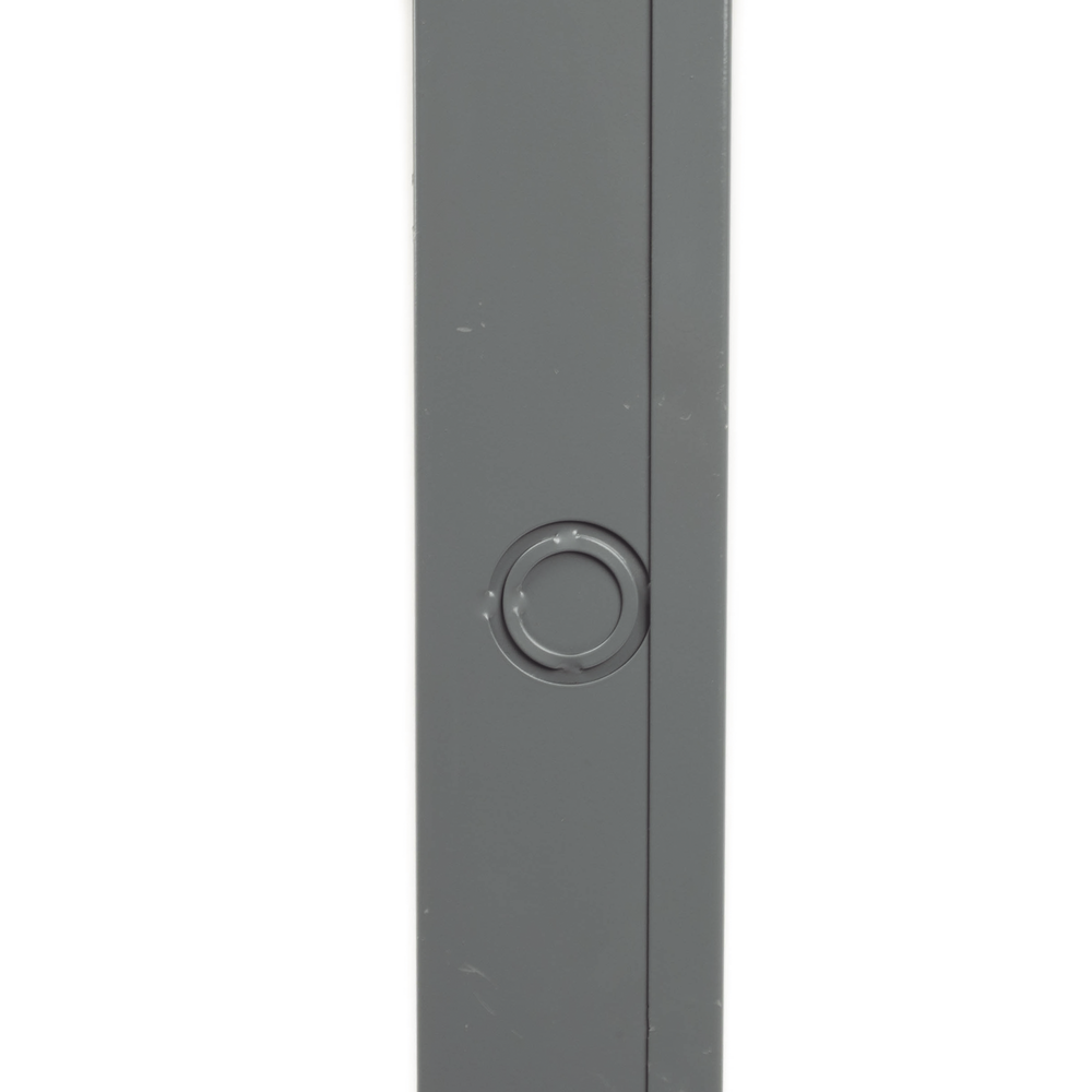 Ducto cuadrado embisagrado 6.5 x 6.5 cm, fabricado en lámina de acero al carbón, hasta 67 cables Cat6, incluye cople con tornillería y 1 knock out por lado - Imagen 4