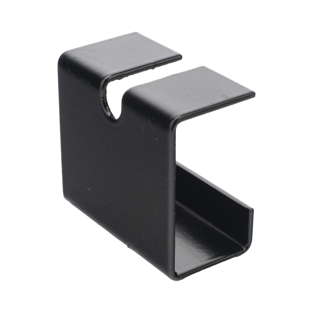 Grapa de Suspensión para Escalera Tubular de 1.5" de Peralte y 12" de Ancho, Acabado con Pintura Epóxica Color Negro, Ideal para la Suspensión Segura de la Escalera Tubular en Instalaciones Aéreas - Imagen 3