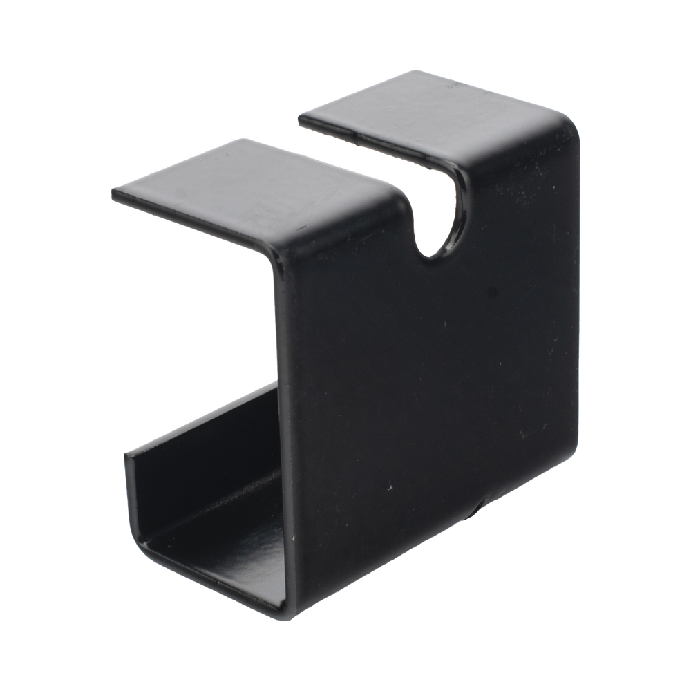 Grapa de Suspensión para Escalera Tubular de 1.5" de Peralte y 12" de Ancho, Acabado con Pintura Epóxica Color Negro, Ideal para la Suspensión Segura de la Escalera Tubular en Instalaciones Aéreas - Imagen 4