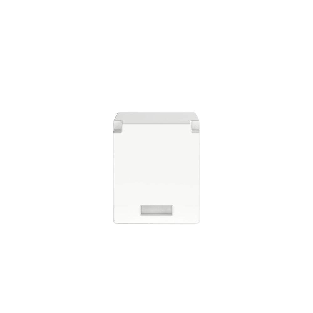 Módulo de Tapa Ciega (Inserto Ciego), Mini-Com, Color Blanco, 1 Pieza - Imagen 2