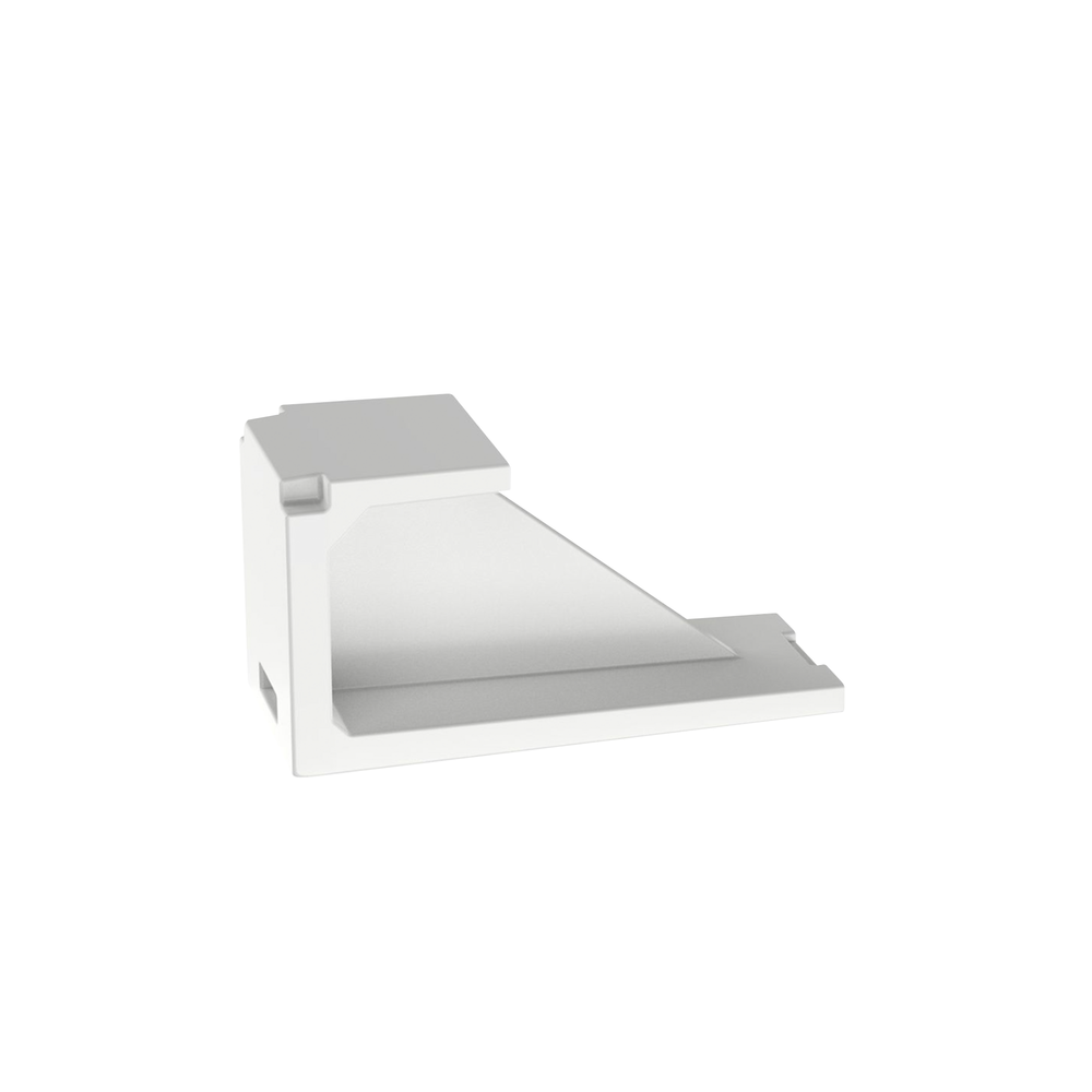 Módulo de Tapa Ciega (Inserto Ciego), Mini-Com, Color Blanco, 1 Pieza - Imagen 3