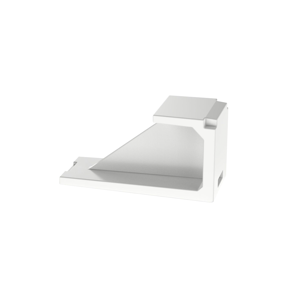 Módulo de Tapa Ciega (Inserto Ciego), Mini-Com, Color Blanco, 1 Pieza - Imagen 4