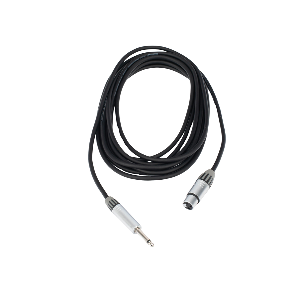 Cable de Audio | XLR 3 Polos Hembra a Plug 1/4 in mono | Conector Seetronic Serie M SCMF3 - MP2X | Longitud 3m - Imagen 3