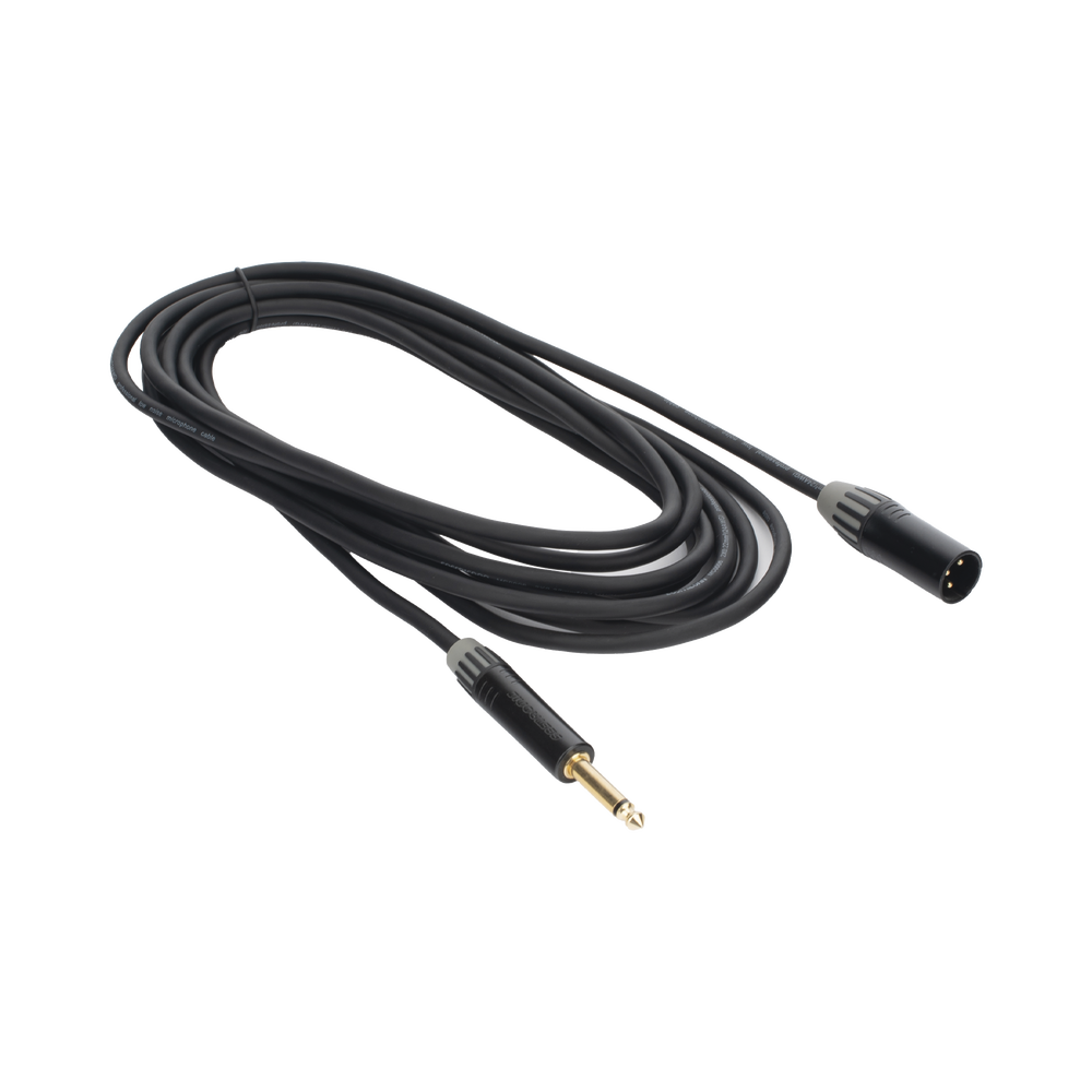 Cable de Audio | XLR 3 Polos Macho a Plug 1/4 in mono | Conector Seetronic Serie M SCMF3 - MP2X | Longitud 5m - Imagen 3
