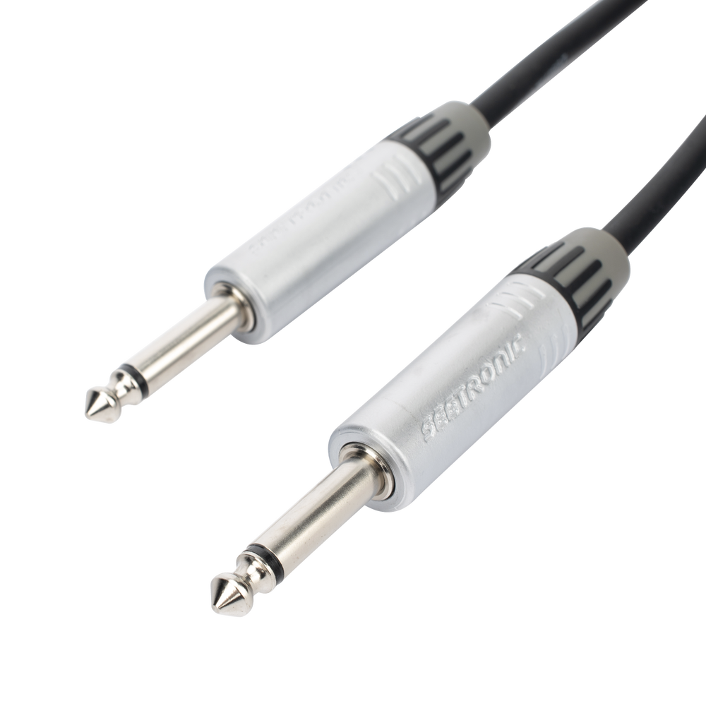 Cable de Audio | Plug 1/4 in a Plug 1/4 in Stereo | Carcasa Cromada | Conectores Seetronic | Longitud 3m